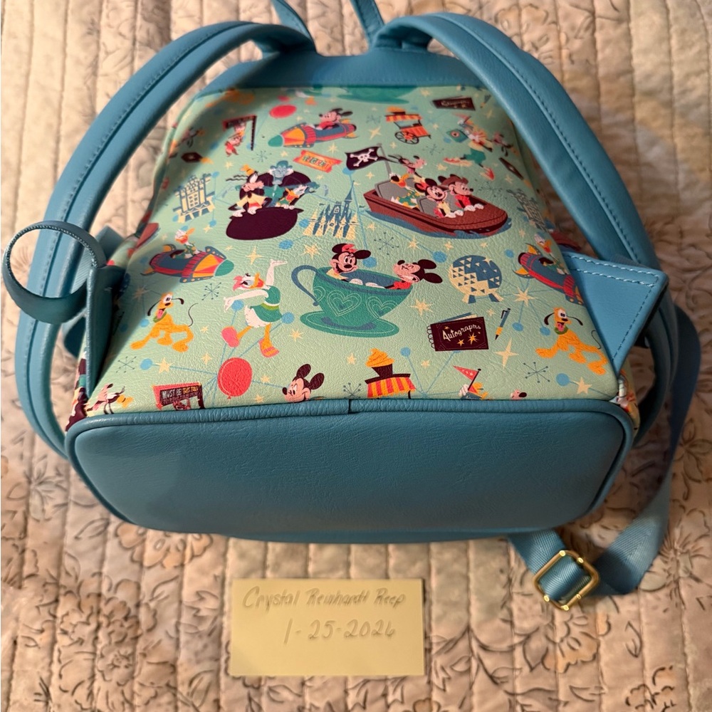 Disney Parks play in the parks 2024 backpack and matching large wallet. - Picture 2 of 10